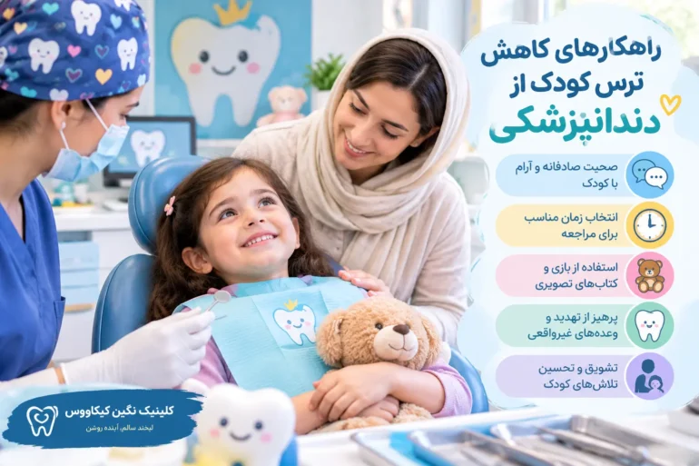 راهکارهای کاهش ترس و اضطراب کودک از دندانپزشکی