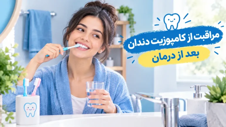 مراقبت از کامپوزیت دندان بعد از درمان